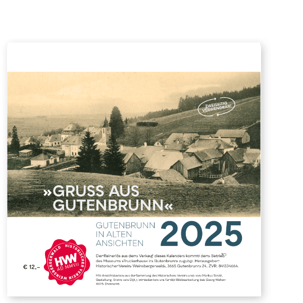 Kalender 2025 – Gutenbrunn in alten Ansichten